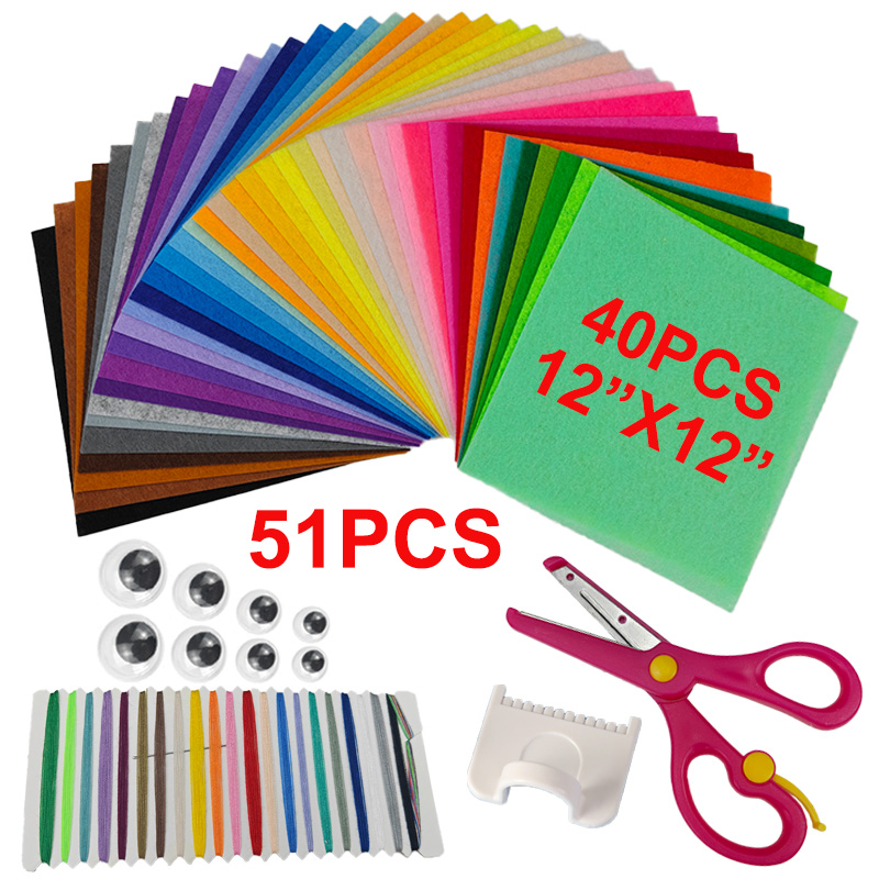 Sewing Thread In Textile - 51 set bahan DIY untuk menjahit,
