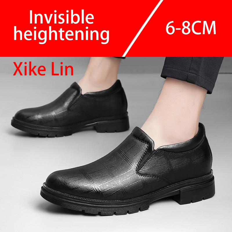 Sewing Latex - Sepatu Kulit Pria Kasual Desain Hak