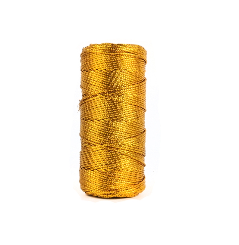 Tali senar Macrame emas dan pe - Sewing Thread In Textile ulasan dan harga