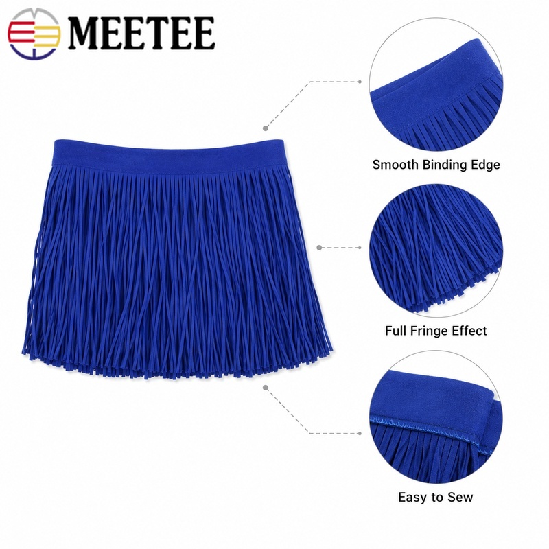 2/4 Meter 3mmx15cm Rumbai Hias - Sewing Thread In Textile ulasan dan harga
